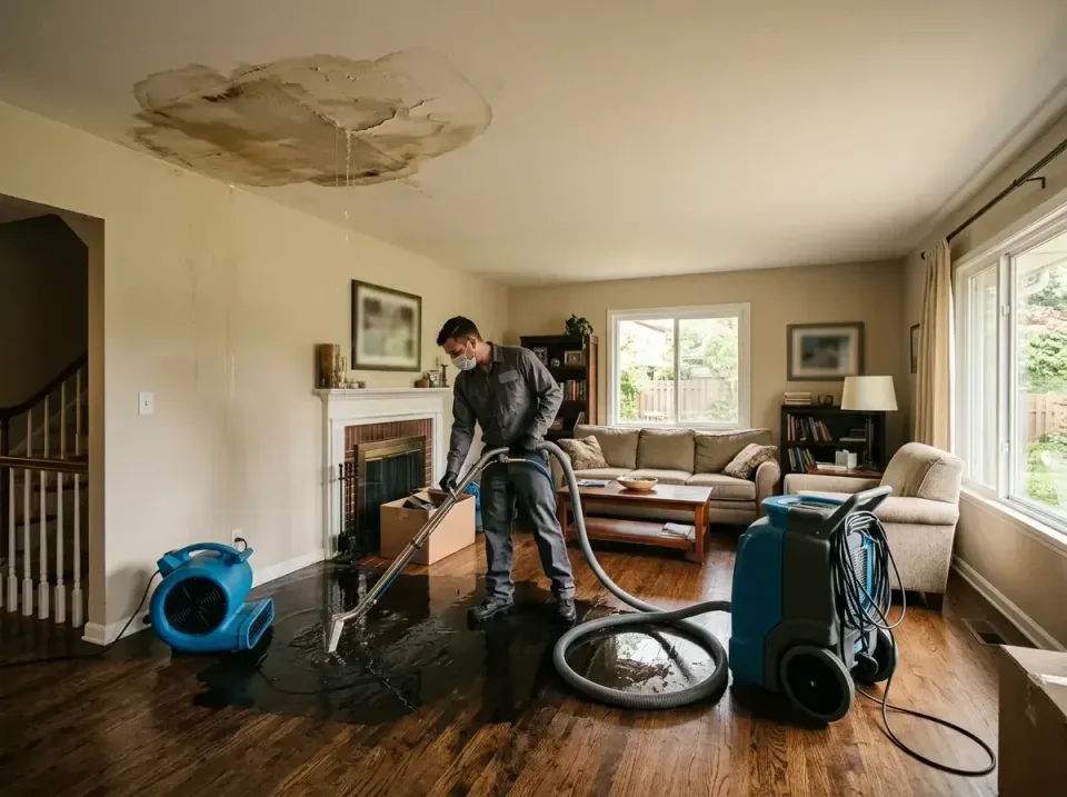 attic-pipe-burst-ceiling-drip-008 — frequently asked questions, Water Damage Restoration & Carpet Care in Gateway, AK